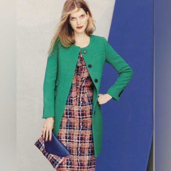 J. Crew Double Cloth Symphony Coat SZ 4 - Picture 9 of 10